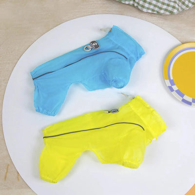 Summer Pet Clothes 4-Leg Pants Thin & Breathable-Cat Dog Sun Protection Outfit for Teddy Schnauzer Bichon Puppy UV Defense Wear