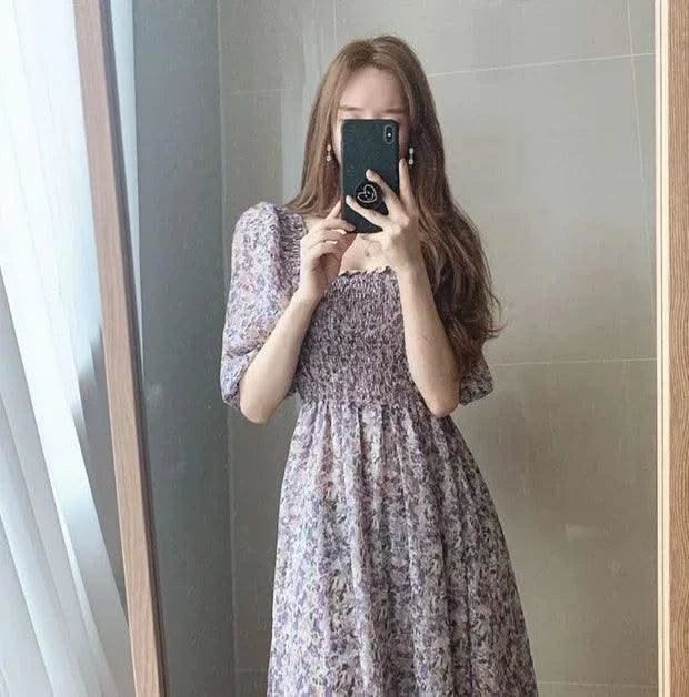 Female Dresses Pink Women's Dress Floral Graduation Formal Occasion Flower Birthday Elegant and Beautiful 2024 Fashion Summer X