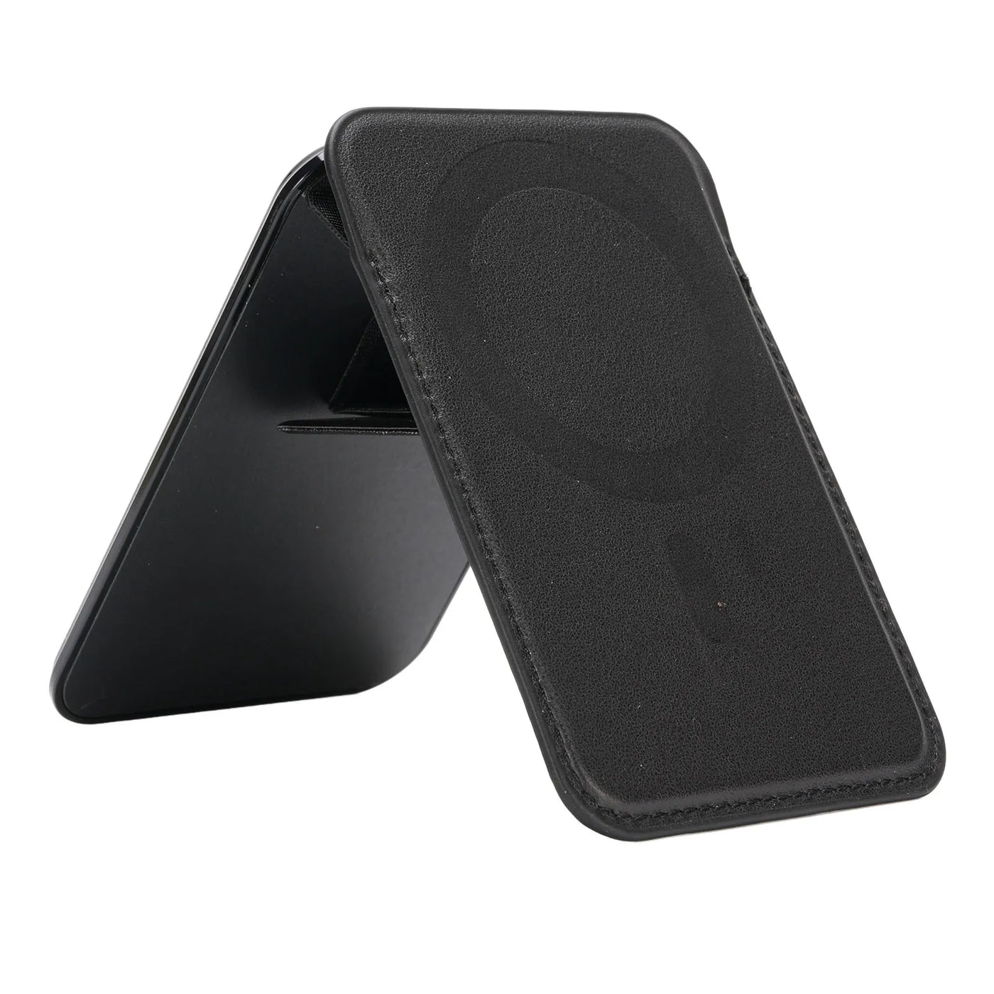 Magnetic Phone Card Wallet Holder Compact DIY Projection Multifuncitonal NFC Magnetic Phone Wallet Ink Screen for Mobile Phone