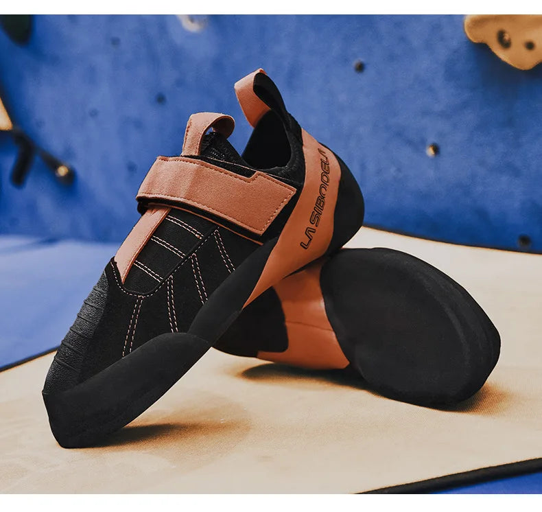 Climbing Shoes for Men and Women, Beginners Climbing Shoes, Rock Holding Training, Wild Buckle, Fitness, Size 37-46