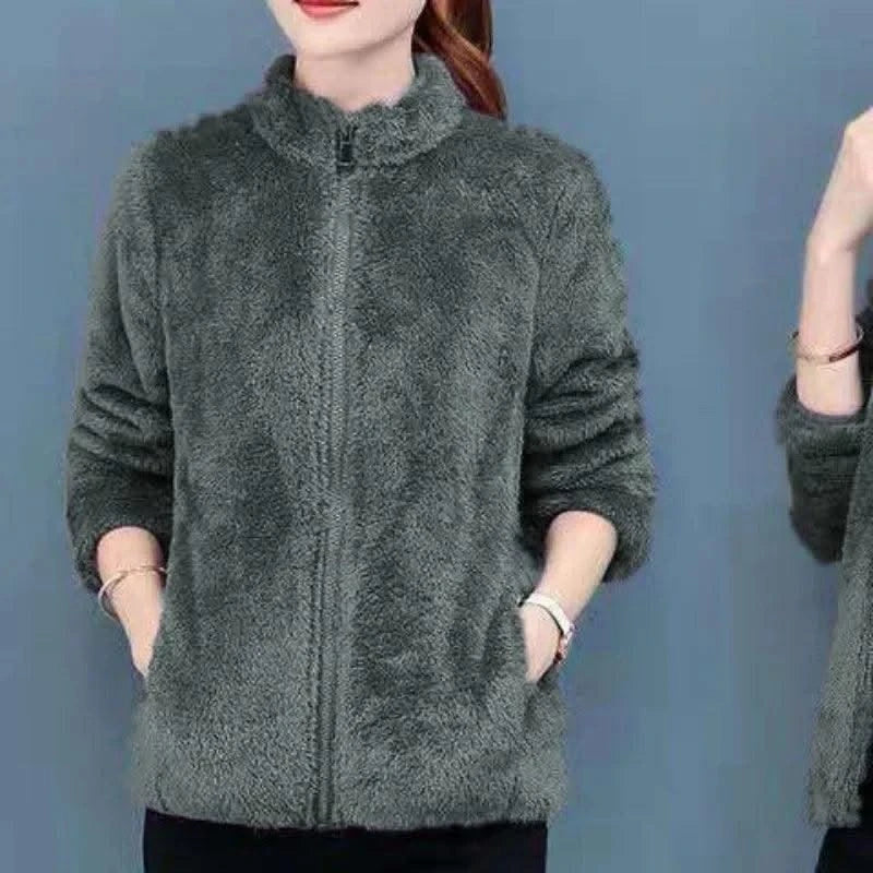 Fleeced Short Coats for Women  High Quality Casual
