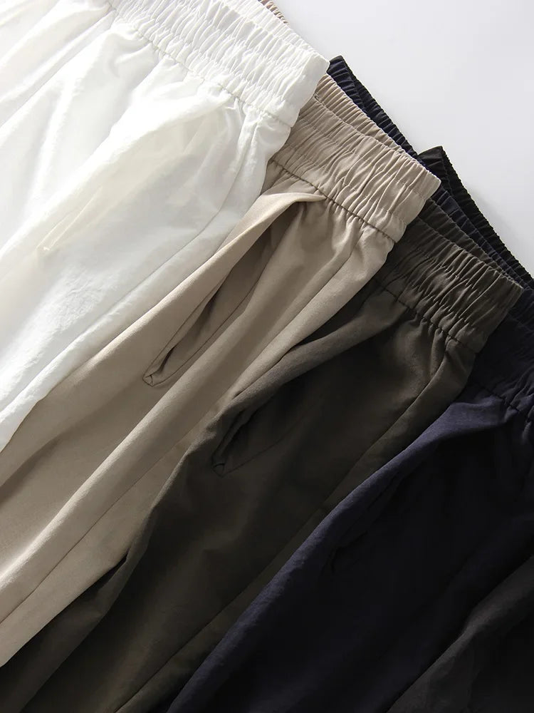 White Sweatpants For Women High Waist Loose Joggers Straight Trousers Female Black Spring Summer Casual Woman Long Pant Wide Leg