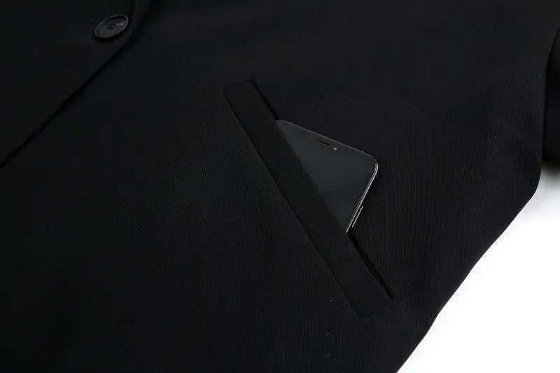 Oversize Blazer Women Suit Korean Chic Black Blazer Casual Coat Streetwear Loose Jackets Solid Women's Clothing Student New