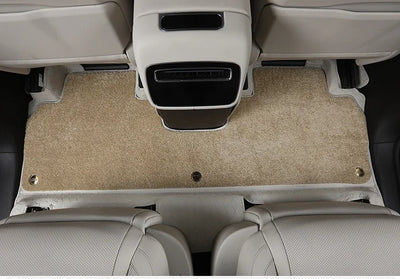 For DENZA N9 Car Floor Mats Double Layers Full Surrounded Auto Carpets Foot Liners Car Accessories Special for Six Seats