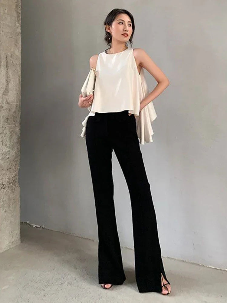 Women's Blouse Tops 2024 New Fashion Summer Shirts For Women Casuals Chic Ladies Elegant Tank Top