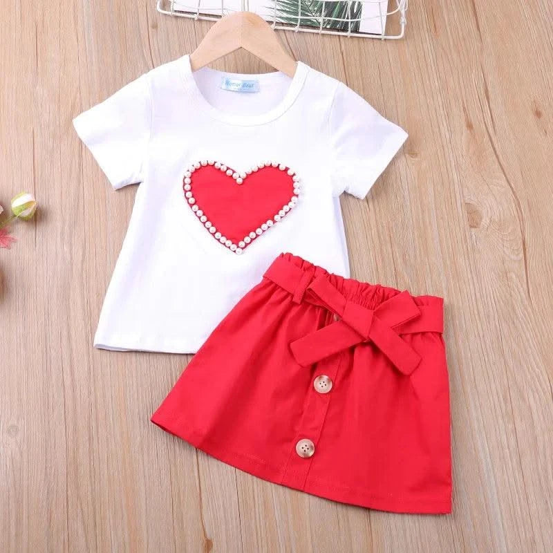 Clothes For Girls Summer Toddler Girls Clothes 2Pcs Outfits Kids Clothing For Girls Tracksuit Suit For Girls Children Clothing