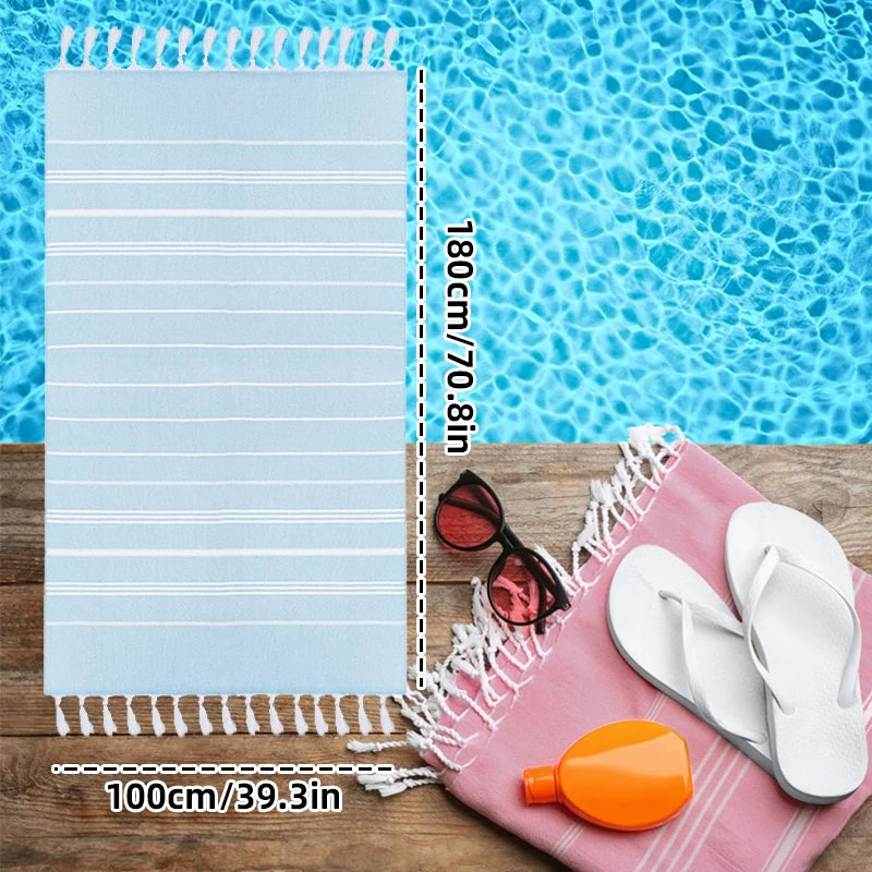 Turkish Beach Towels Pool Swim Bath Towel Sand Free Quick Dry Oversized Sandproof Compact Lightweight Extra Large Cruise Ship Es