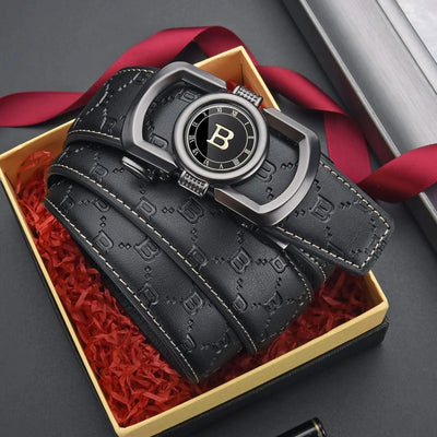 Leather Belt For Men Designer Alloy Buckle Waist Strap