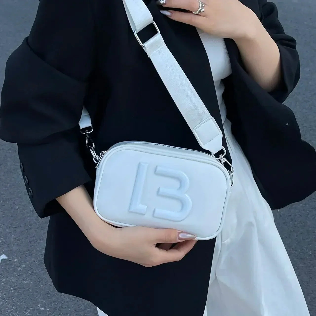 Designer Leather Tote Bag for Women Elegant Crossbody Shoulder Handbag Luxury Ladies Office Bag