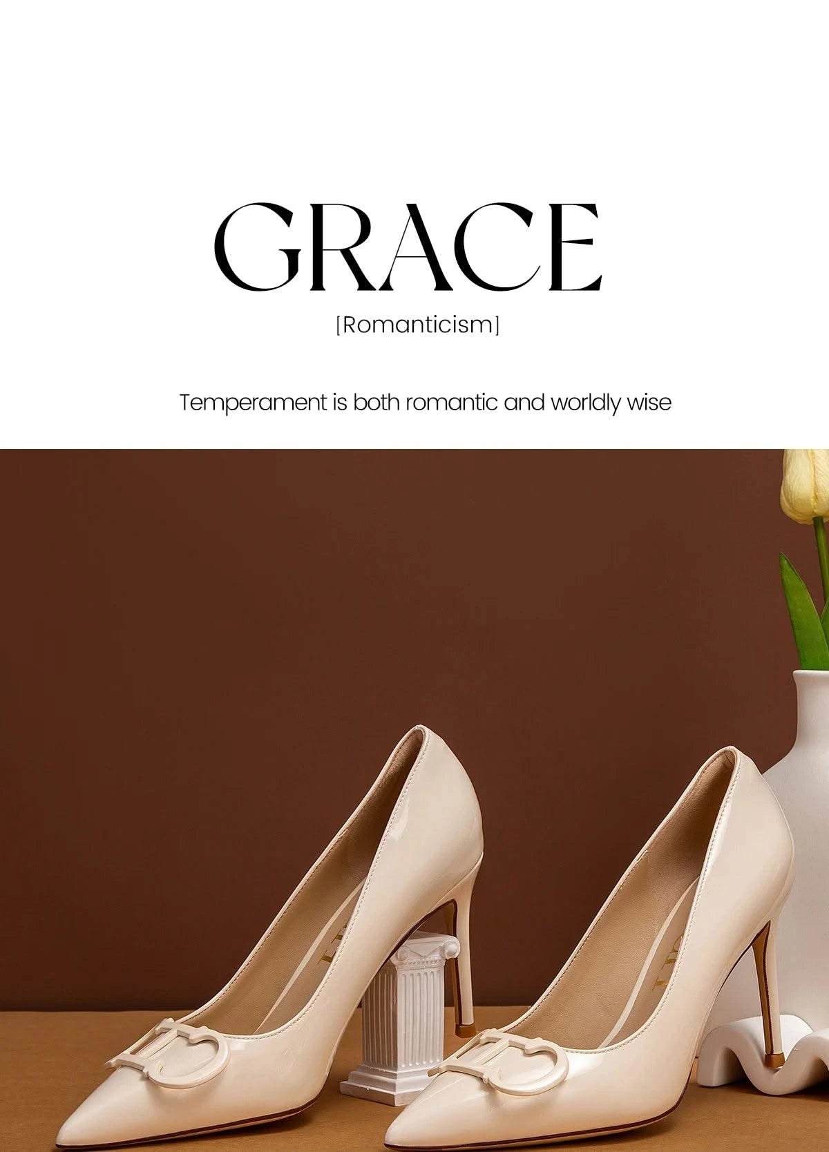 Women's Pointed Metal Buckle High Heels | Party | Carnival |Women's Shoes 9cm
