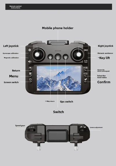 new product Q7 three-axis gimbal high-definition aerial photography drone automatically returns and remotely controls avoidance