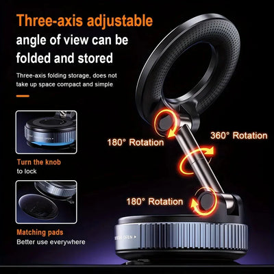2025 New MagSafe Car Mount [ABS] Magnetic Phone Holder  Car with Strong Magnets 360 °   rotate and Adjustable Phone Car Mount