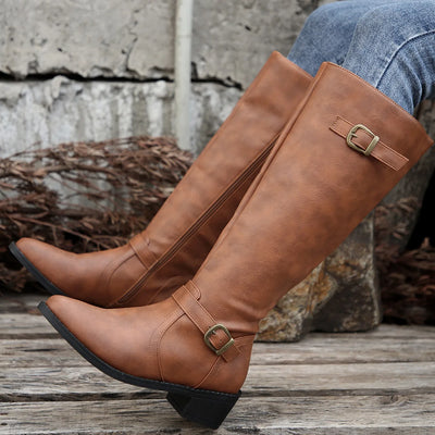 Women Boots Winter Fashion Knee High Boots Women High Quality Comfort Long Boots Outdoor Fashion Sexy Shoes Women Botas De Mujer