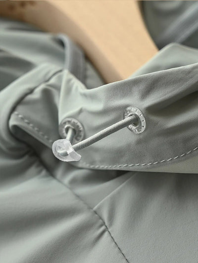Men Summer Jacket UPF50+ UV Blocking Skin Coats Nylon/Spandex Breathable Quick Dry Light&Thin Sun Protection Hooded Windbreakers