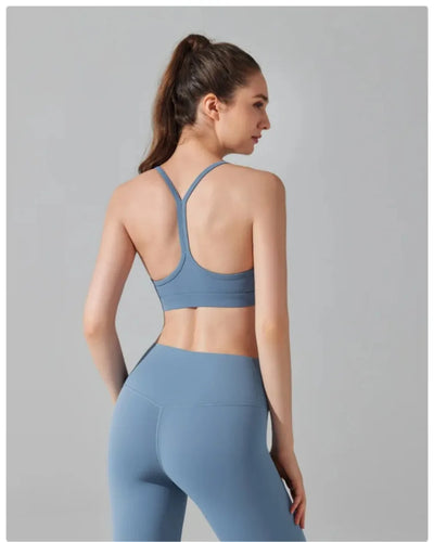 Women's Matching Activewear Set Sports Bra & High Waist Leggings 2-Piece Workout Outfit Gym Clothes for Yoga, Running & Fitness