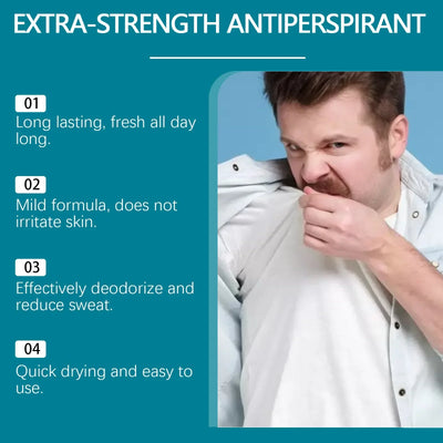 Deodorant Antiperspirant for Men Underarm Odor Removal Vitamin E Body Odor Removal Lasting Fragrance Deodorant for Men Stick 70g