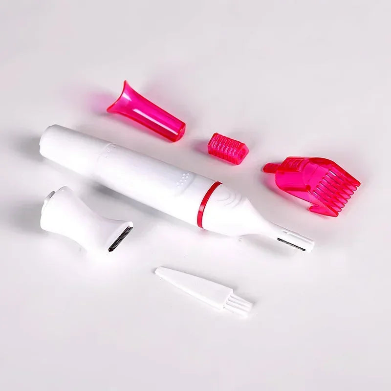 5 In 1 Set Women Epilator Female Eyebrow Trimmer Lady Shaver Hair Removal Shaver Machine Face Depilador Bikini Depilatory Tool