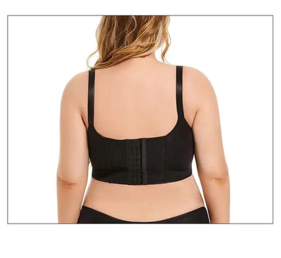 Women Full Coverage Push Up Bra Underwire Sculpting Uplift Shapewear Deep Cup T Shirt Bra Hide Back Fat Smoothing Brassiere