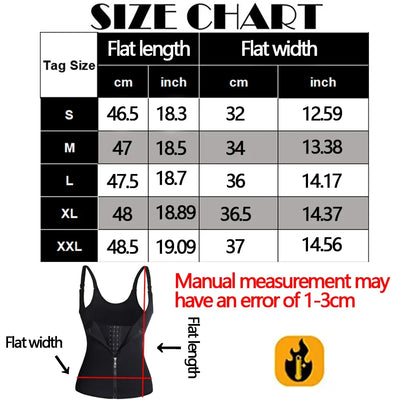 Waist Trainer Tank Top For Women Zipper Body Shaper Tummy Control Sleeveless Top Women's Activewear Body Shaping Underwear