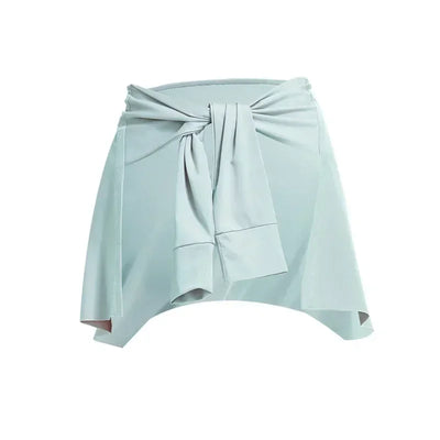 Gym Skirt Wrap Covering Buttocks Workout Fitness Wear Dance Ballet Skirts for Women Sport Yoga Dress Short Thigh Cover Skirt