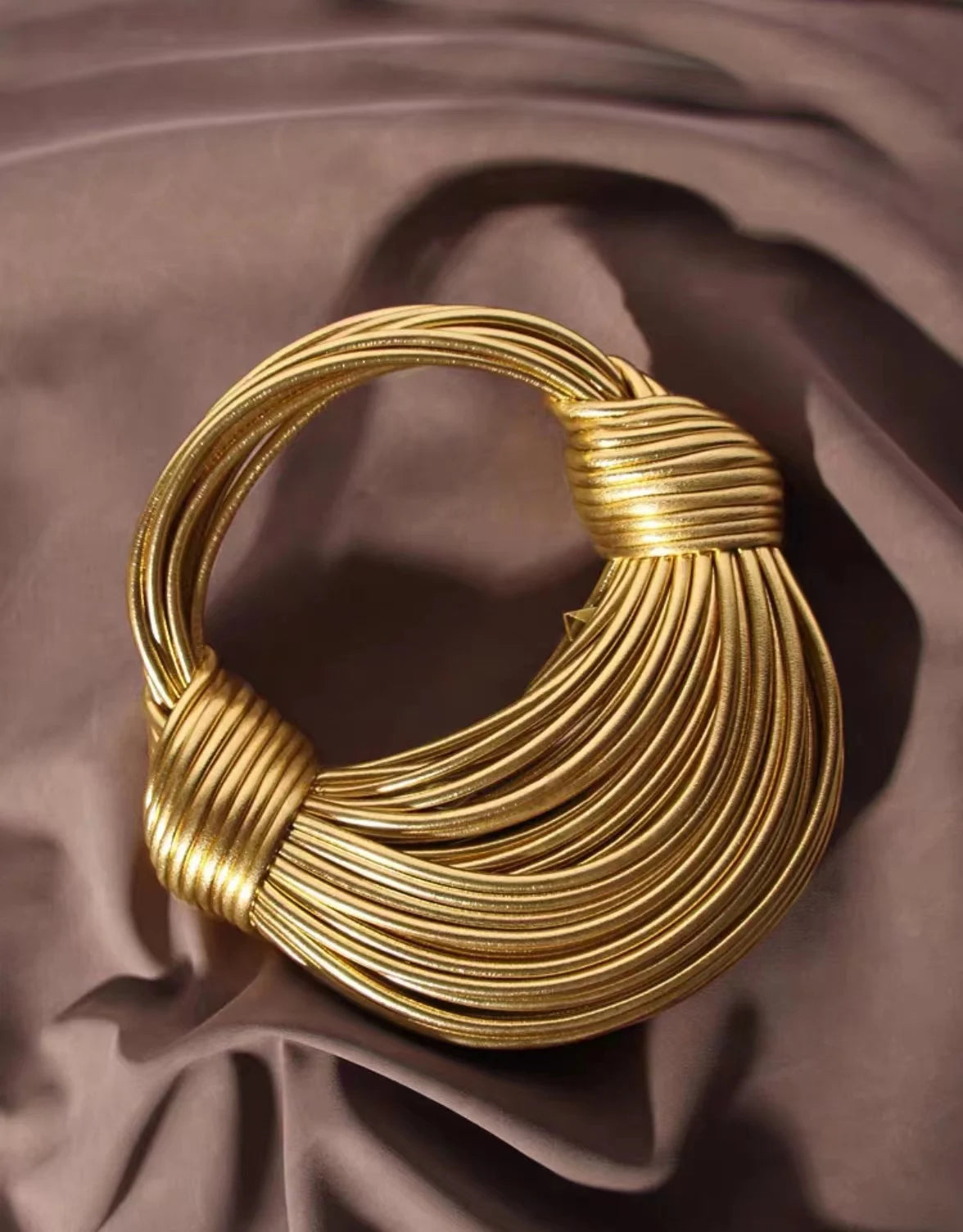Handbags for Women 2025 New in Gold Luxury Designer Brand Handwoven Noodle Bags Rope Knotted Pulled Hobo Silver Evening Clutch