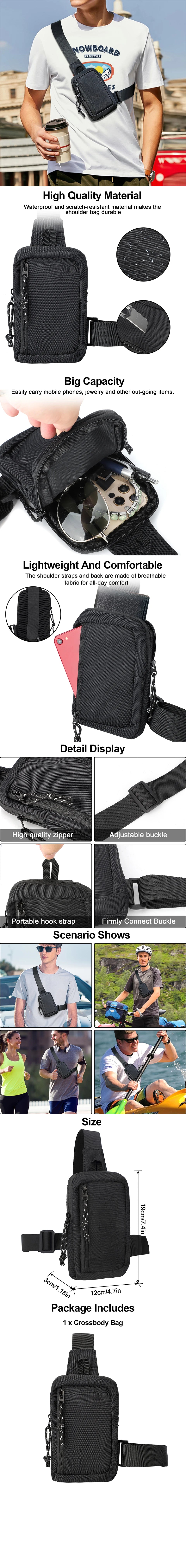 Men's Bag Fashion Oxford Small Casual Men Mini Handbags Male Cross body Shoulder Messenger Bags For Men Purses and Handbags