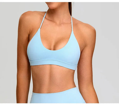 Sports Bra for Women Fitness Top Push Up Sport Bra Backless Yoga Underwear Sport Tops Running Vest Breathable Workout Gym Wear