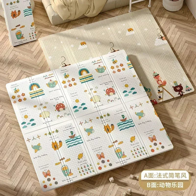 Baby Play Mats Activities Mats For Baby Game Mats Waterproof Children's Rug Kids Crawling Play Floor Carpets משטח פעילות לתינוק