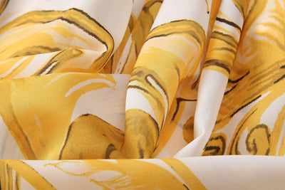 Fashion Designer Long Dress Women Elegant  V-Neck Long Sleeved Printed Belt Dresses Luxury Designer High Quality Female Clothing