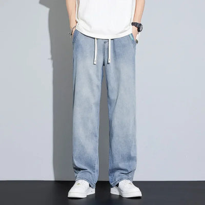 Men's Summer Pants Baggy Thin Model Jeans Pant Wide Legs Loose Casual Trousers Y2k Man Clothing Designer Clothes Man Jean Jorts