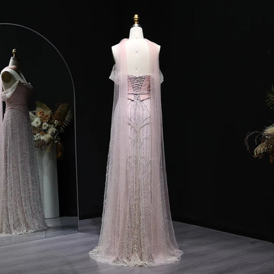 Amirah Lace Evening Dresses for Special Occasions Line A Elegant Prom Dresses Luxury Women's Elegant Party Dress Custom Made