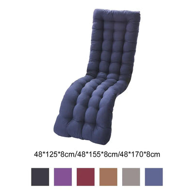 Polyester Garden Recliner Cushion Thickened High Office Seat Cushions Outdoor