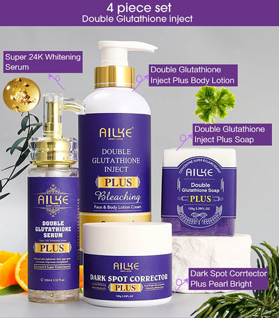 AILKE Premium Skin Lightening Cream - Dark Spot Corrector for Uneven Skin Tone - Face, Body, Underarm, Knees, Elbows, Knuckle