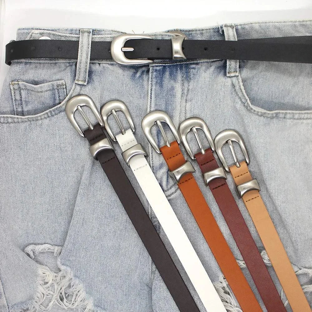 Genuine Leather  Fashion Women Belts |Pin Buckle |Jeans, Trousers