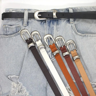 Genuine Leather  Fashion Women Belts |Pin Buckle |Jeans, Trousers