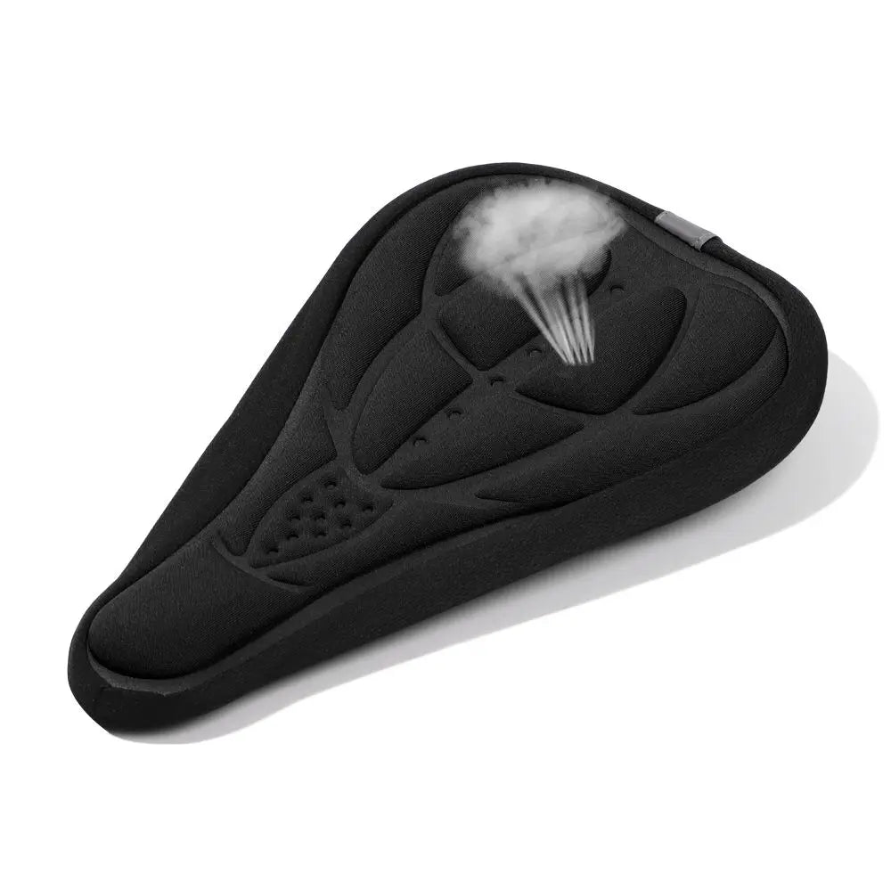 3D Soft Bicycle Saddle Cover Shockproof Anti Slip Breathable Saddles Cycling Silicone Comfortable Seats Bicycle Bike Accessories