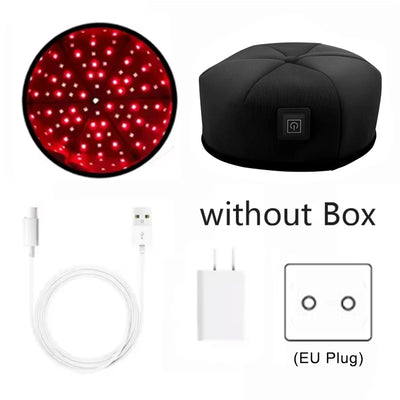Red Light Therapy Device Hat Near Infrared Treatment LED Helmet for Hair growth Cap Head Relaxation Relief Scalp Prevant Loss