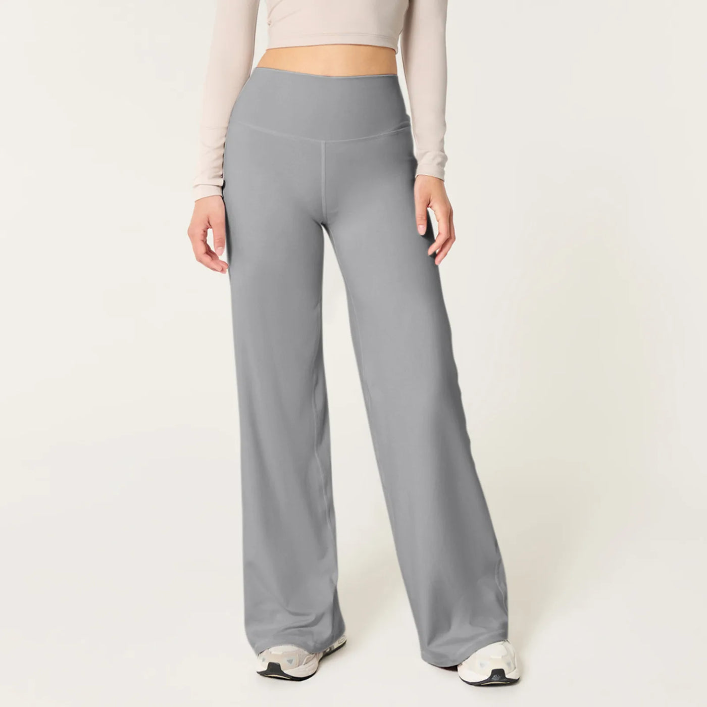 Wide Leg Pants For Women Yoga Pants High Waist Sweatpants With Pockets Stretch Pants Comfy Workout Sports Sweatpants Leggings