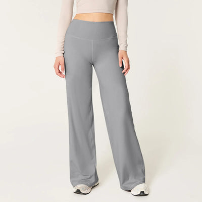 Wide Leg Pants For Women Yoga Pants High Waist Sweatpants With Pockets Stretch Pants Comfy Workout Sports Sweatpants Leggings