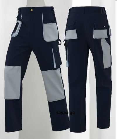 Work Trousers Working Pants For Men Cargo Pants Men Workwear Multi-pocket Outdoor Hiking Joggers Pants Functional Pockets Pants