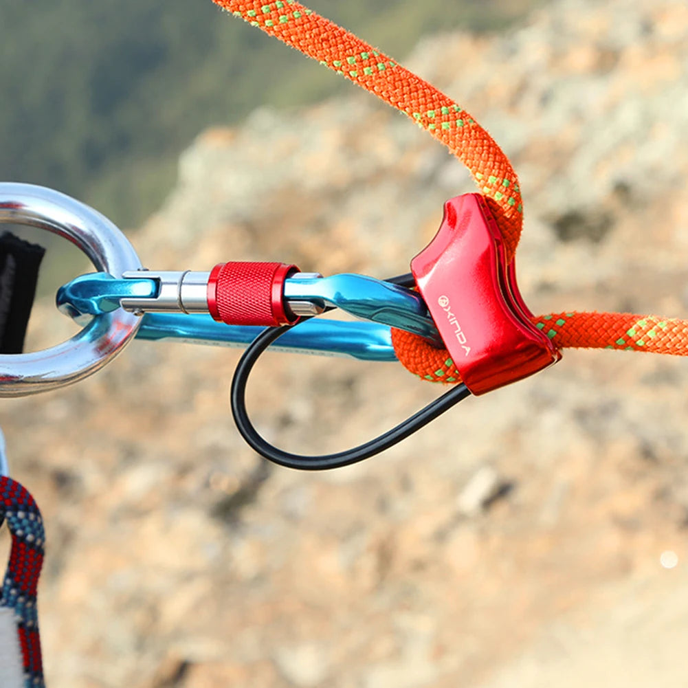 Rappel ATC Belay Device Descender Outdoor Camping Hiking Rock Climbing Equipment Travelling Easy Carrying Portable Parts