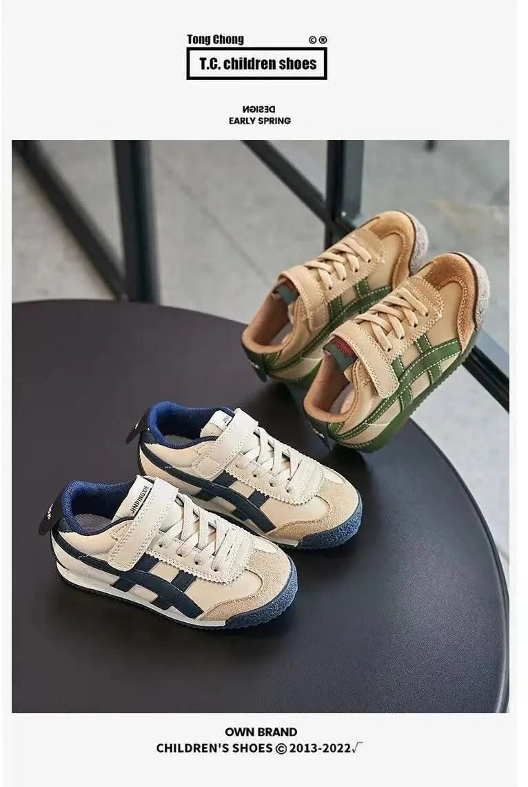 2025 new children's soft soled board shoes, anti slip sports shoes, lightweight running shoes, Forrest Gump shoes - Elanique