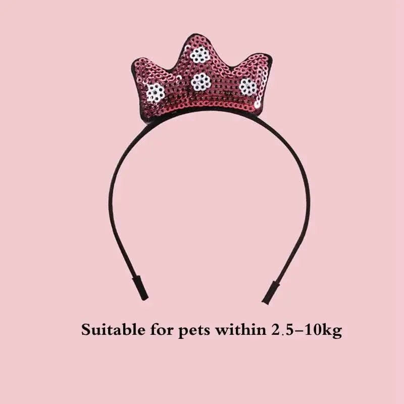 Cat Accessories Party Cat Headdress Wear Puppy Hairband Dog Dress Up Hat Pet Hair Accessories Bow Tie Dog Bowknot Pet Hair Hoop