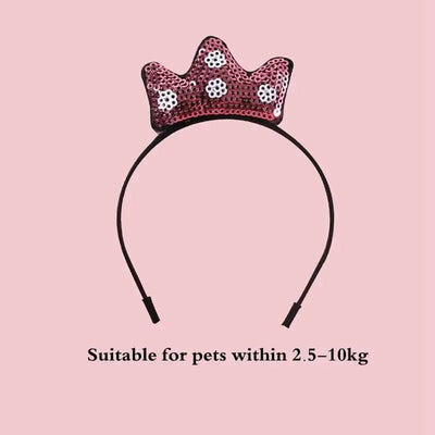 Cat Accessories Party Cat Headdress Wear Puppy Hairband Dog Dress Up Hat Pet Hair Accessories Bow Tie Dog Bowknot Pet Hair Hoop
