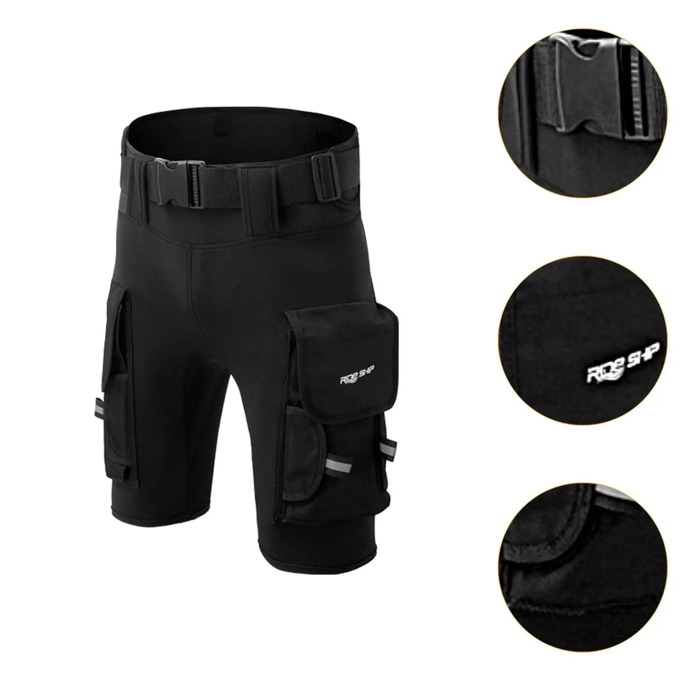 Scuba Diving Shorts Wetsuits Pants Large Capacity Pockets Wetsuit Shorts Men Submersible Pants for Women Swimming Men Surfing