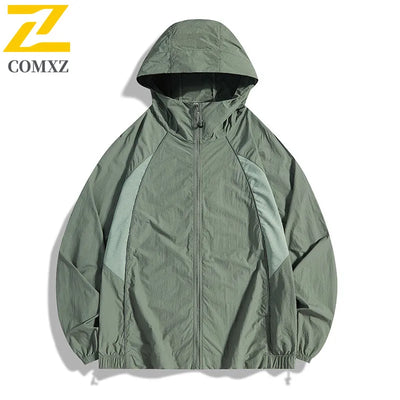 Summer Sun Jackets Men's Outdoor Cycling Clothing Quick Dry UV Skin Coat Women Sports Sun Protection Hiking Camping Windbreaker