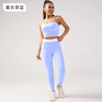 European and American New Nude Breathable Back Sports Bra for Women Shock Resistant Gathering Shaping Fitness Fashion Yoga Bra