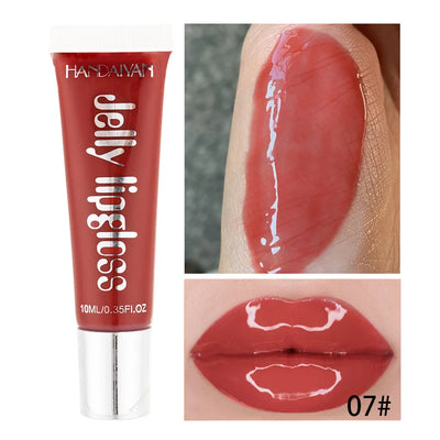 Candy Shades Moisturizing Lip Gloss Lip Oil Makeup Shinny Nutritious Liquid Lip Glosses Cherry Jelly Oil Clear Lipgloss