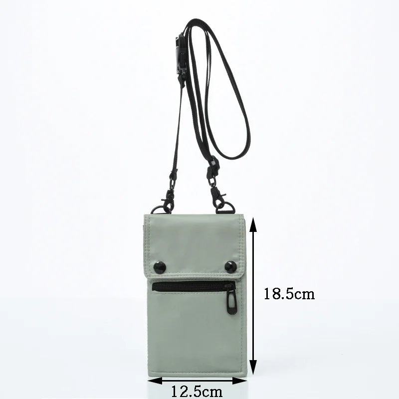 Male Bag Men Satchel High Quality Men Diagonal Mini Crossbody Bags Shoulder Multi-Function Mobile Phone Bag Outdoor Sports Bag