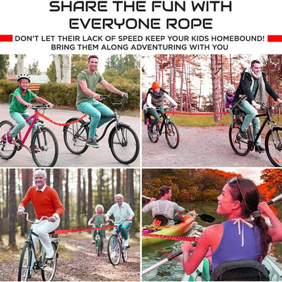 Mountain Bike Tow RopeTraction RopeOutdoor RidingParental Tension RopeBicycle Tow Rope